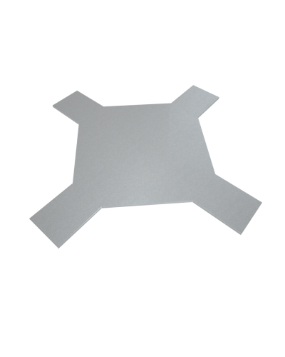 Крышка лестничного Х-разветвителя 800 мм КМ-профиль (KLXD800) в Калуге Аксессуары для лотков Pintop.ru