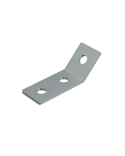 Уголок 45 гр. (3 отверстия) HD85 КМ-профиль (USG45-3 HD85) в Калуге Аксессуары для лотков Pintop.ru