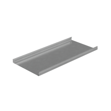 Лоток неперфорированный 50х500х1,0 L2500 мм "Стандарт ПЛЮС" INOX304 КМ-Профиль (LNEplus50-500-1.0-2500 INOX304)