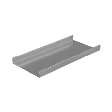 Лоток неперфорированный 80х500х1,0 L2500 мм "Стандарт ПЛЮС" INOX304 КМ-Профиль (LNEplus80-500-1.0-2500 INOX304)