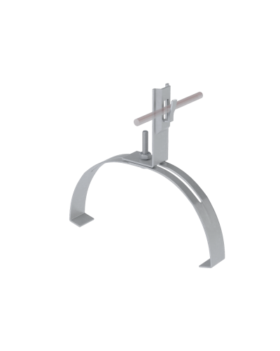 Держатель зажимной для фигурного конька для прутка Ø 5-8 мм TD КМ-Профиль (DFKZ-D5-8 TD) в Калуге Монтажные материалы Pintop.ru