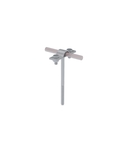 Держатель для прутка Ø 5-10 мм вкручиваемый L120 мм КМ-Профиль (DPV-L120-D5-10) в Калуге Монтажные материалы Pintop.ru