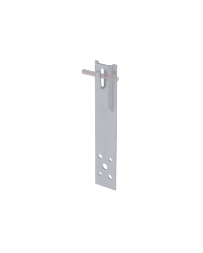 Прямой держатель зажимной для прутка Ø 5-8 мм H80 мм TD КМ-Профиль (DZP-H80-D5-8 TD) в Калуге Монтажные материалы Pintop.ru