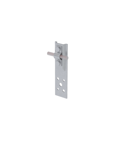 Прямой держатель болтовой для прутка Ø 5-10 мм H60 мм TD КМ-Профиль (DBP-H60-D5-10 TD) в Калуге Монтажные материалы Pintop.ru