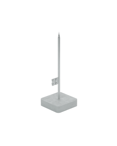 Вольностоящая молниеприемная мачта цельная H2,5 м HD КМ-Профиль (VMC-H2.5 HD) в Калуге Монтажные материалы Pintop.ru