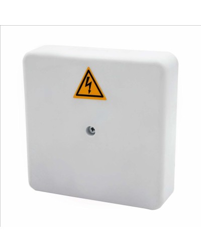 Коробка распределительная огнестойкая КРОПС-П2, IP41, габаритные размеры 100х100х30 мм, для кабелей сечением до 6 мм2, 4 клеммы КМ-Профиль (FRJB-KM-P2-6-04-КРОПС-IP41) в Калуге Распределительные коробки Pintop.ru