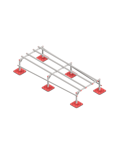 Опорная конструкция для установки оборудования TECHNORAPTOR FOOT 1200х3000 тип 2 КМ-профиль (KM-TR-F-SSEI-1200-3000-2) в Калуге Системы видеонаблюдения Pintop.ru