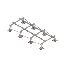Опорная конструкция для установки оборудования TECHNORAPTOR STEELFOOT 1500х3500 КМ-профиль (KM-TR-STF-SSEI-1500-3500)