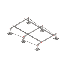 Опорная конструкция для установки оборудования TECHNORAPTOR STEELFOOT 2000х3000 тип 1 КМ-профиль (KM-TR-STF-SSEI-2000-3000-1)