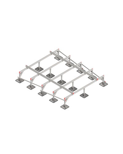 Опорная конструкция для установки оборудования TECHNORAPTOR STEELFOOT 2500х3000 тип 3 КМ-профиль (KM-TR-STF-SSEI-2500-3000-3) в Калуге Системы видеонаблюдения Pintop.ru