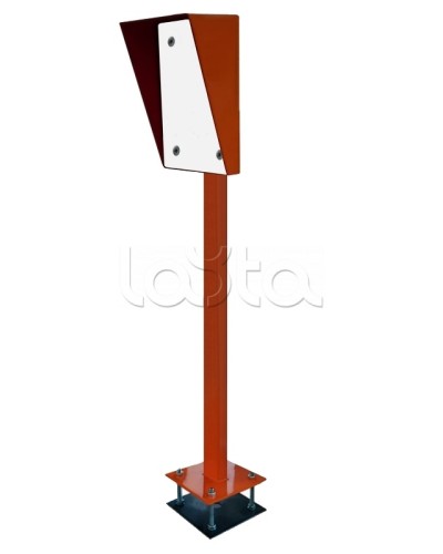 Стойка для считывателя Аякс 300х400 мм, черная, Базовая, прямая в Калуге Дополнительное оборудование для СКУД Pintop.ru