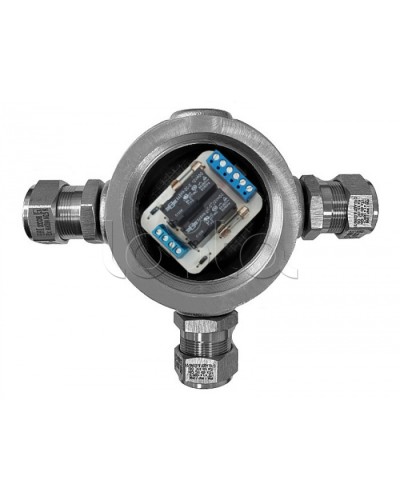 Магнито-Контакт УК-ВК-Ех-24 АЯКС Т, с тремя кабельными вводами ВН25 в Калуге Комутационные взрывозащищенные коробки Pintop.ru