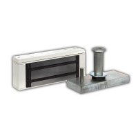 Замок электромагнитный Олевс М1-200 серый (с уголком)