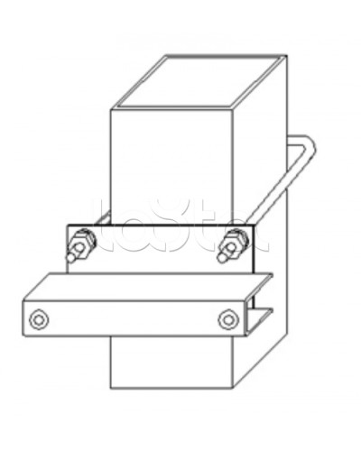 Узел крепления блоков подключения и управления БД-НР, БМ-НР, БУПР извещателей Омега-микродизайн УЗК-КС 80 в Калуге Кронштейны и планки для извещателей Pintop.ru