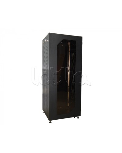 Шкаф телекоммуникационный Тромбон ТШ-256060Ч6 напольный 25U на 6 приборов в Калуге Система оповещения и трансляции Pintop.ru