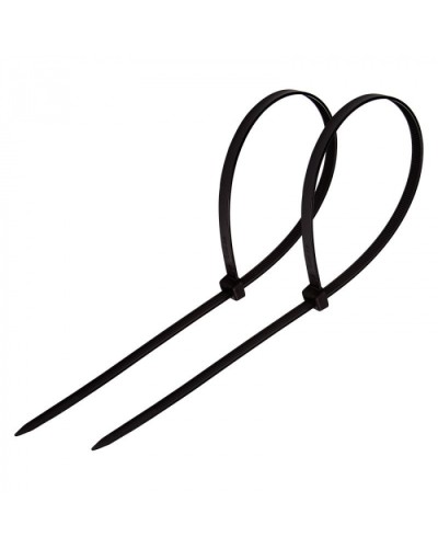 Стяжка нейлоновая неоткрывающаяся, безгалогенная (halogen free) 150x3.6мм, черная (100 шт) в Калуге Стяжки-хомуты Pintop.ru