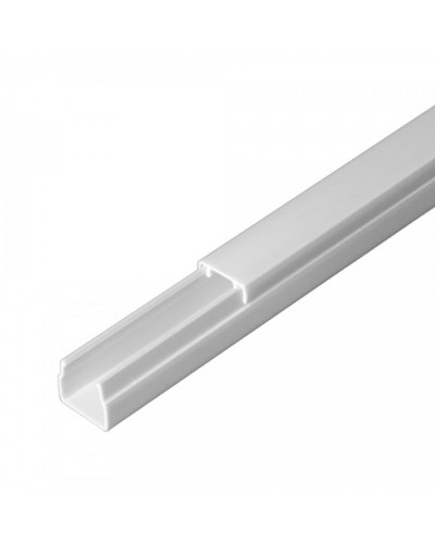 Кабель-канал белый 2-й замок в п/э 12х12 (242м/уп) Промрукав (PR.0325200) в Калуге Кабель-канал Pintop.ru