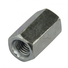 Гайка соединительная оцинкованная М10 (DIN 6334) (100 шт/уп) Промрукав (PR08.2371)