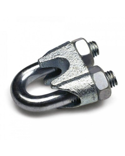 Зажим троса одинарный D4мм тип Слоник DIN 741 (100 шт/уп) Промрукав (PR08.3892) в Калуге Держатели, клипсы, скобы Pintop.ru