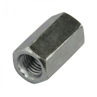 Гайка соединительная нержавеющая (А2) M6 (DIN 6334) (100 шт/уп) Промрукав (PR08.7451)