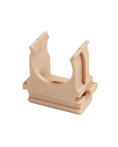 Крепёж-клипса для труб АБС-пластик сосна д25 в малой упаковке (10шт/500шт уп/кор) Промрукав (PR13.0056) в Калуге Держатели, клипсы, скобы Pintop.ru