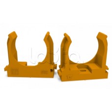 Крепеж-клипса для труб для монтажного пистолета оранжевая д32 (25шт/500шт уп/кор) Промрукав (PR13.0154)