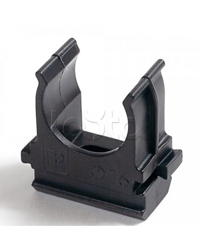 Крепёж-клипса для труб Полистирол черная д50 в малой упаковке (5шт/200шт уп/кор) Промрукав (PR13.0214) в Калуге Держатели, клипсы, скобы Pintop.ru