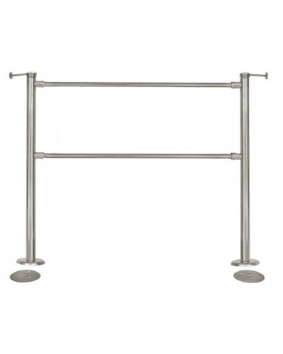 Стойка Ростов-Дон ОБ1/2-1 (Хром) в Калуге Ограждения Pintop.ru