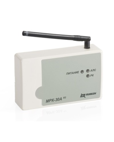 Модуль радиоканальный Рубеж МРК-30А прот.R3 в Калуге Адресная система пожарной сигнализации РУБЕЖ Pintop.ru