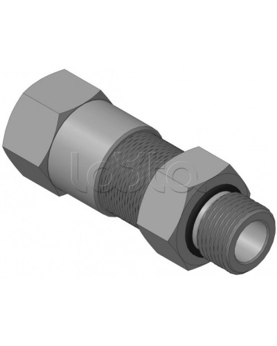 Кабельный ввод с резьбой G1/2 мм для прокладки кабеля в металлорукаве РЗ-ЦП-12, с уплотнением кабеля и проходным диаметром кабеля d=6-10 мм Спектрон КВМ-12/10-Н-G1/2 в Калуге Аксессуары для кабель-канала Pintop.ru