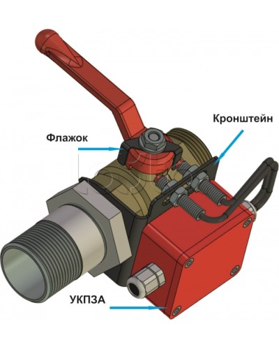 Кронштейн КШ-25-46-И (для УКПЗА v1, v2) Спецавтоматика в Калуге Дополнительное оборудование пожаротушения Pintop.ru