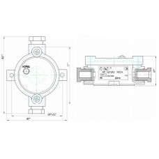Устройство контроля сигнала Спецсистемы "Норма" УКСН 0Ex ia IIC T6 Ga X