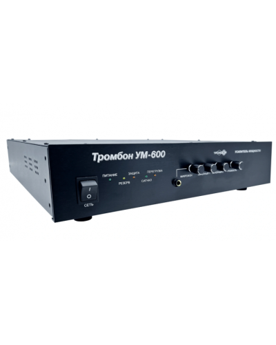 Усилитель мощности Тромбон IP-УМ600-В в Калуге Система оповещения и трансляции Pintop.ru