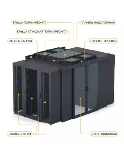 Крыша откидная поликарбонат 800 × 900 ЭМаг 12/24В для шкафа ШТК-СП-×.8.× ЦМО ЦОД-СП-КОП-НО-800.900-9005 в Калуге Аксессуары для стоек и шкафов Pintop.ru