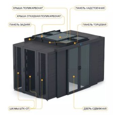 Крыша поликарбонат 800 × 1030 для шкафа ШТК-СП-×.8.× ЦМО ЦОД-СП-КП-800.1030-9005