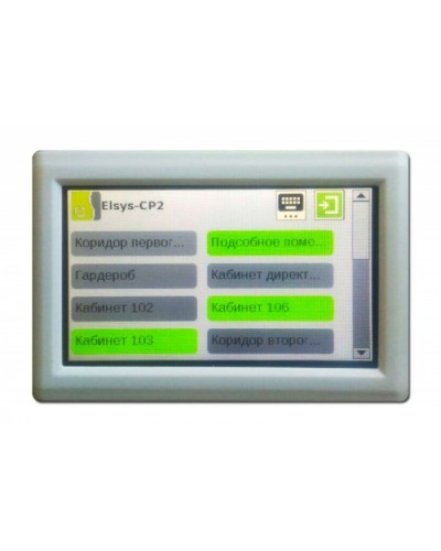 Клавиатура подсистемы охранной сигнализации Elsys-CP2 в Калуге Сетевая СКУД Elsys Pintop.ru