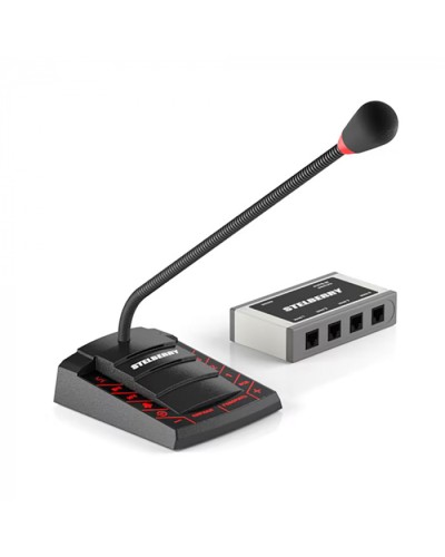 Пульт громкого оповещения STELBERRY F-741 в Калуге Микрофонные консоли и микрофоны Pintop.ru