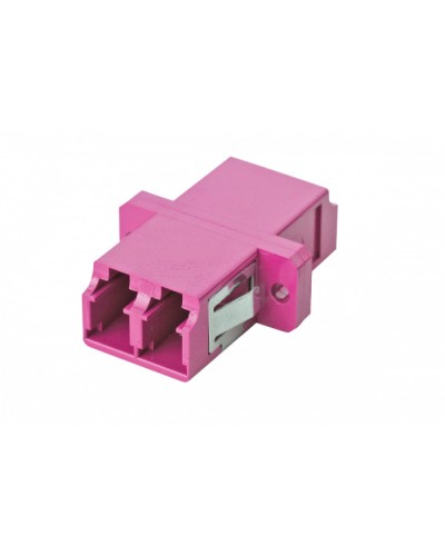 Адаптер OM4, LC дуплекс, с фланцами, пурпурный Eurolan (36A-40-2L-02MG) в Калуге Проходные адаптеры Pintop.ru