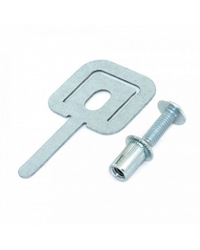 Комплекты для крепления ОКЛ с использованием винта, заклепки и хомута FR ПР-25 (100 шт) Промрукав (PR08.5203) в Калуге Огнестойкие кабельные линии Pintop.ru