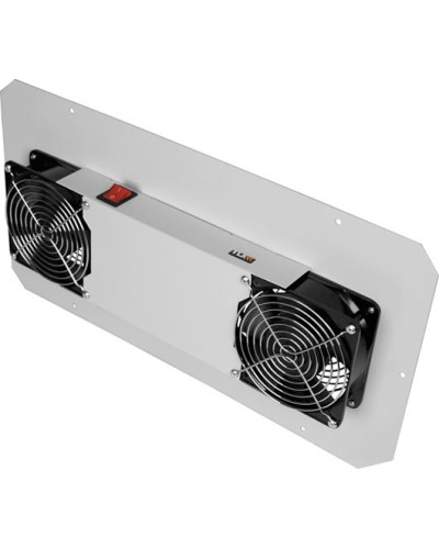 Панель вентиляционная с 2 вентиляторами TLK TLK-FAN2-GY в Калуге Вентиляторные модули Pintop.ru