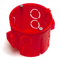 Коробка установочная углубленная 80-0510См (HF) 68х62 с саморезами (8шт/уп) Промрукав (80-0510См)