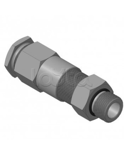 Кабельный ввод для бронированного кабеля с двойным уплотнением резьбой G1/2, внешним диаметром кабеля D=11-15 мм и проходным диаметром кабеля d=6-10 мм Спектрон КВБ-15/10-2У-М-G1/2 в Калуге Аксессуары для кабель-канала Pintop.ru