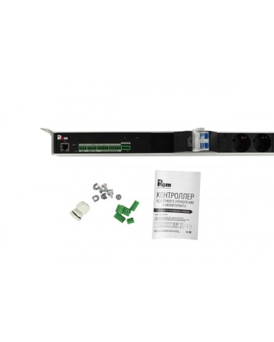 Блок силовых розеток с контроллером REM R-MC1-32-4x2S-2x3C13-2x2C19-A-1820-K в Калуге Блоки розеток Pintop.ru