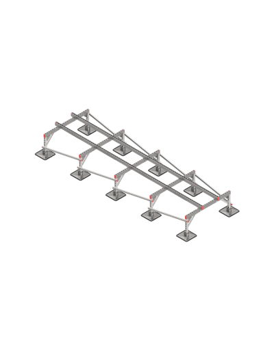 Опорная конструкция для установки оборудования TECHNORAPTOR STEELFOOT 1200х4000 тип 2 КМ-профиль (KM-TR-STF-SSEI-1200-4000-2) в Калуге Системы видеонаблюдения Pintop.ru