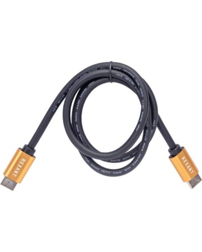 Кабель HDMI - HDMI 2.0, 1м, Gold REXANT 17-6102 в Калуге Системы видеонаблюдения Pintop.ru