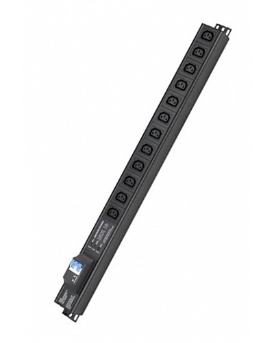 Блок распределения питания вертикальный для 19 шкафов DKC R5VIEC12CBOP в Калуге Блоки розеток Pintop.ru