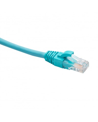 Шнур коммутационный U/UTP категория 5e LSZH нг(А)-HF 10,0 м, бирюзовый Datarex DR-181620 в Калуге Патчкорды (медные) Pintop.ru