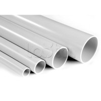 Труба ПВХ жёсткая атмосферостойкая д. 25 мм, тяжёлая, 3 м, цвет серый DKC 63525UF