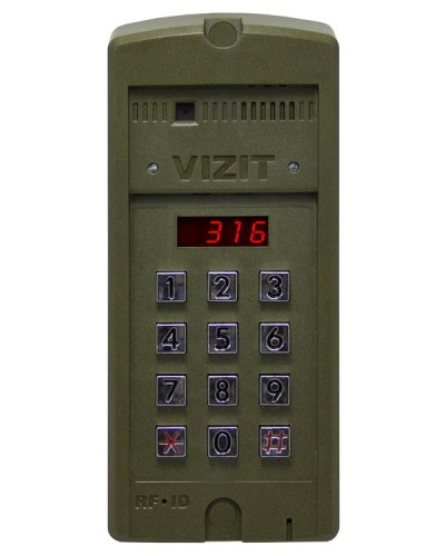 Блок вызова для совместной работы с БУД-302 Vizit БВД-316RCP в Калуге Блоки вызова многоабонентные Pintop.ru