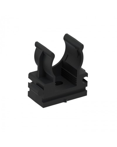 CFQ16 Держатель (клипса) для труб, для монтажного пистолета D16мм, цвет чёрный (10шт) Экопласт (41516-10BL) в Калуге Держатели, клипсы, скобы Pintop.ru